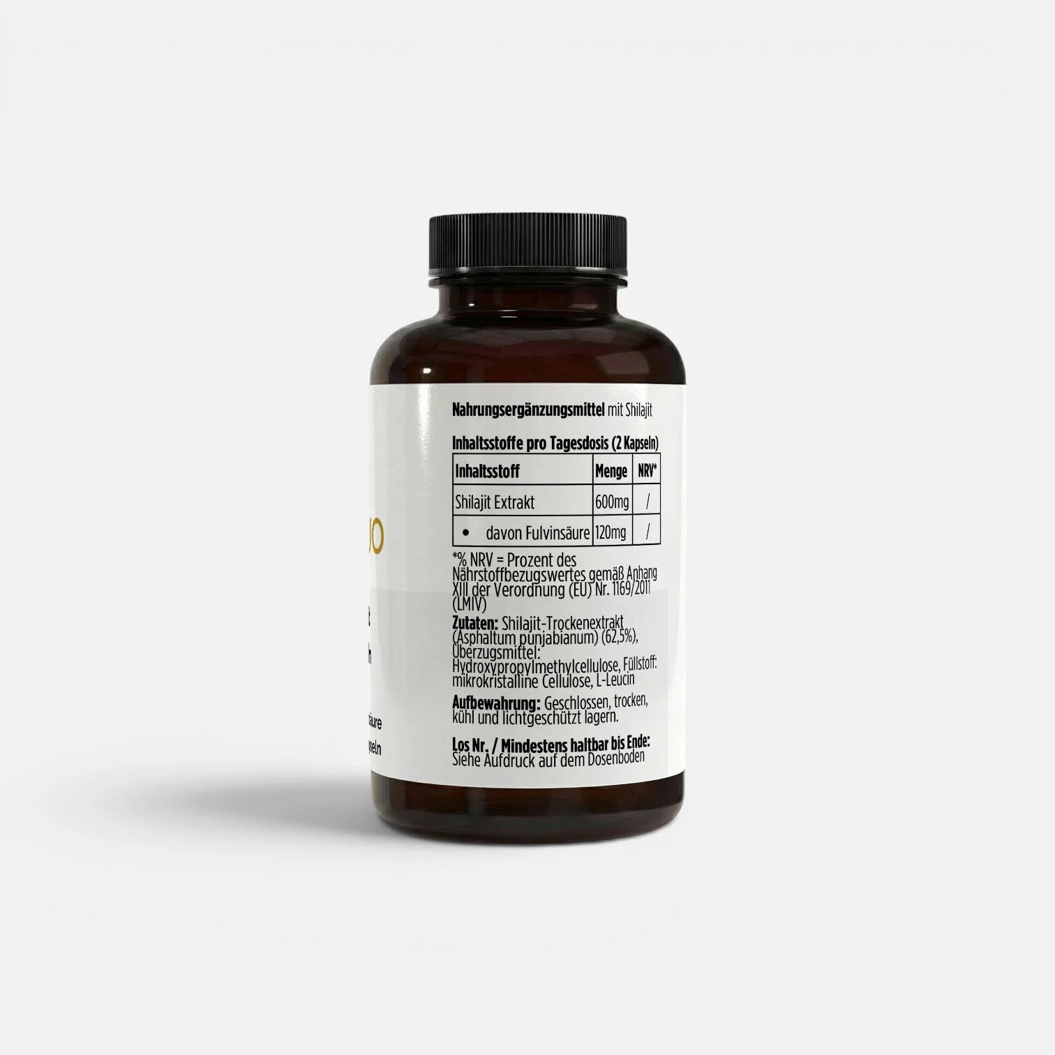 Shilajit (20% Fulvic Acid) - 90 Vegan Capsules