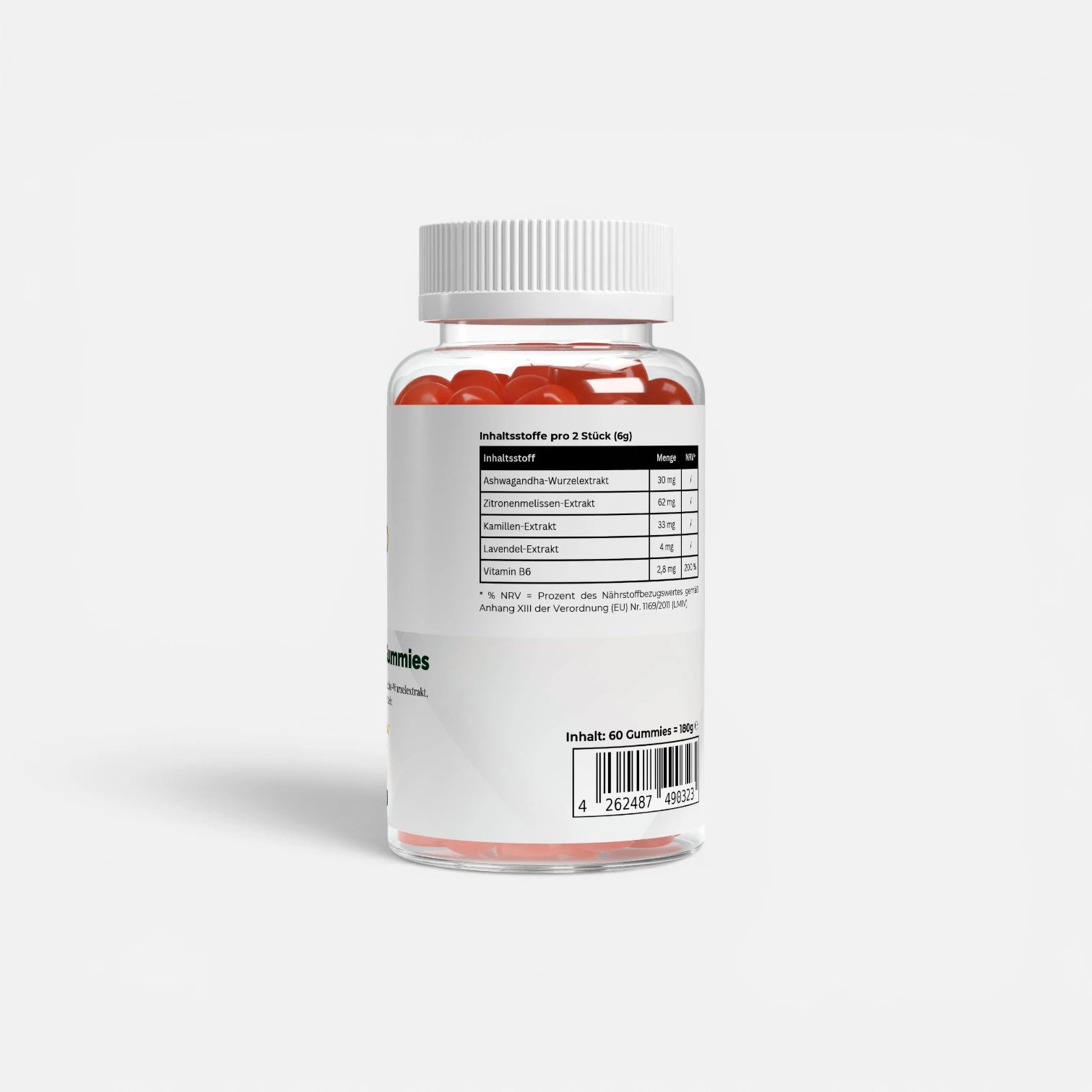 Ashwagandha + Vitamin B6 Gummies - 60 pcs