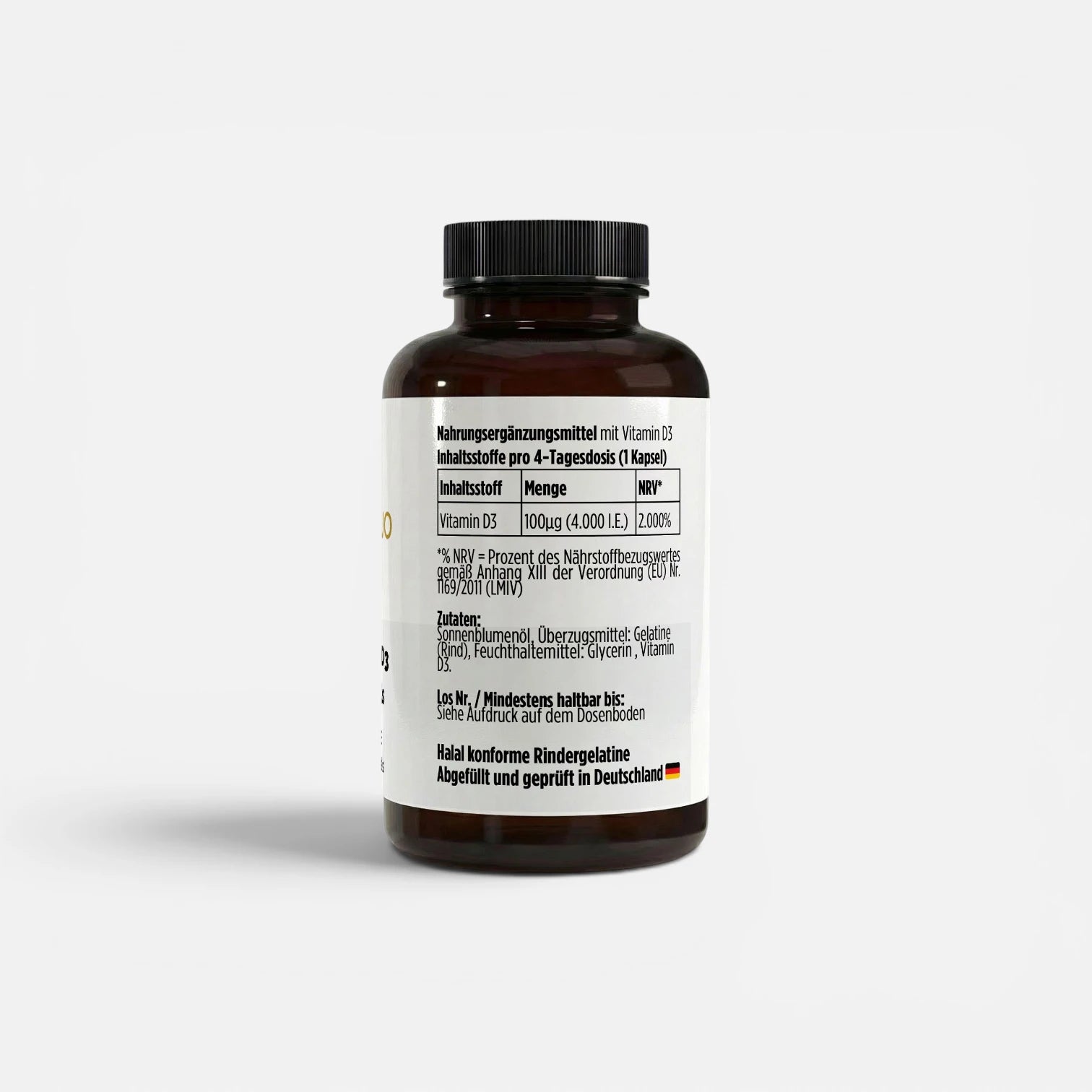 Vitamin D3 4,000 IU - 180 Softgels