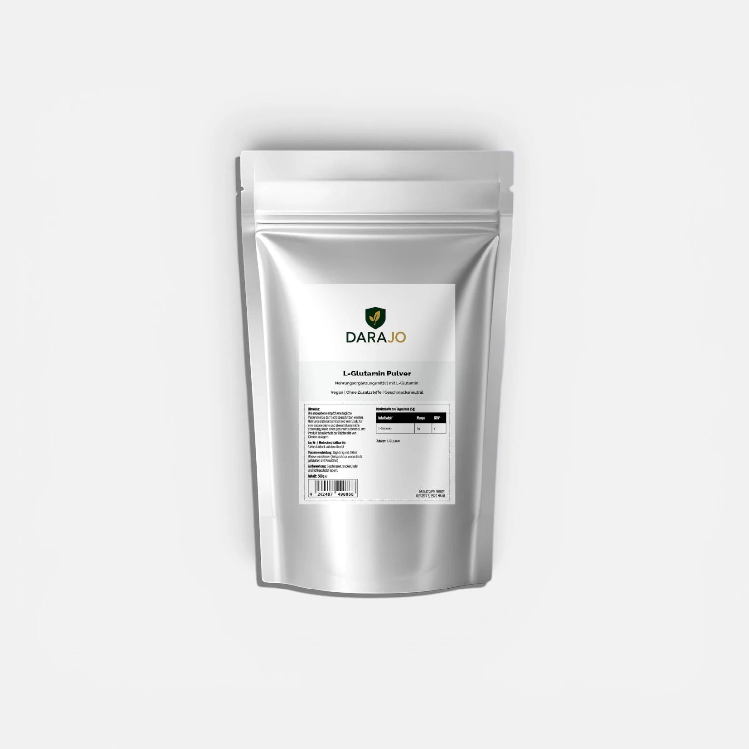 L-Glutamine Powder Doypack - 500g