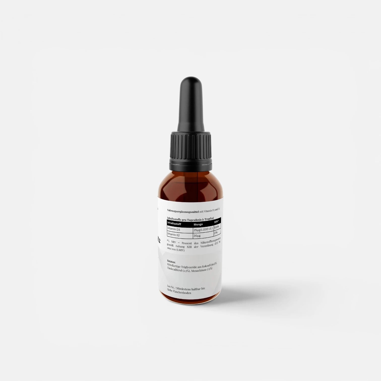 Vitamin D3 + K2 - 1.700 Tropfen (1.000 I.E.) - 50ml