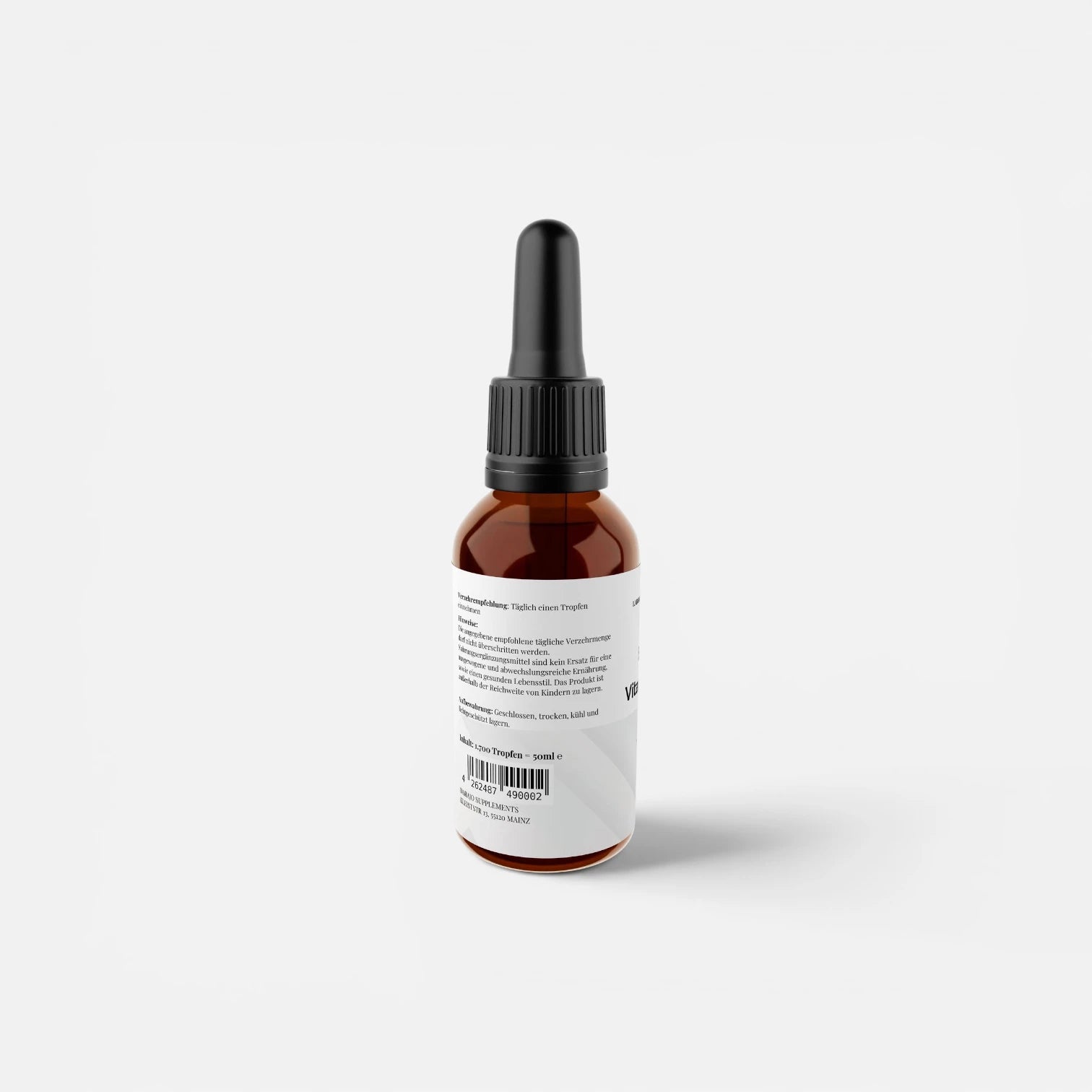 Vitamin D3 + K2 - 1.700 Tropfen (1.000 I.E.) - 50ml