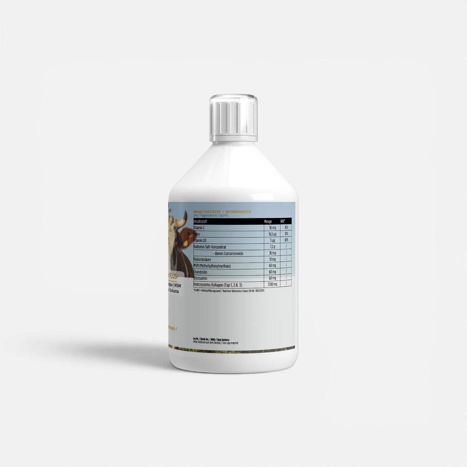 Kollagen Support PLUS+ Shots (1500 DA) - Wild Berry - 500ml